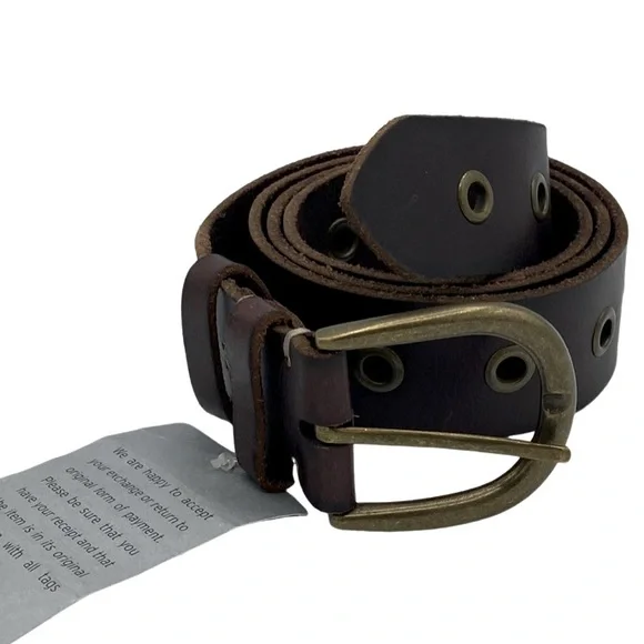Frye | Accessories | Nwt Frye Wide Dark Brown Leather  display picture 1